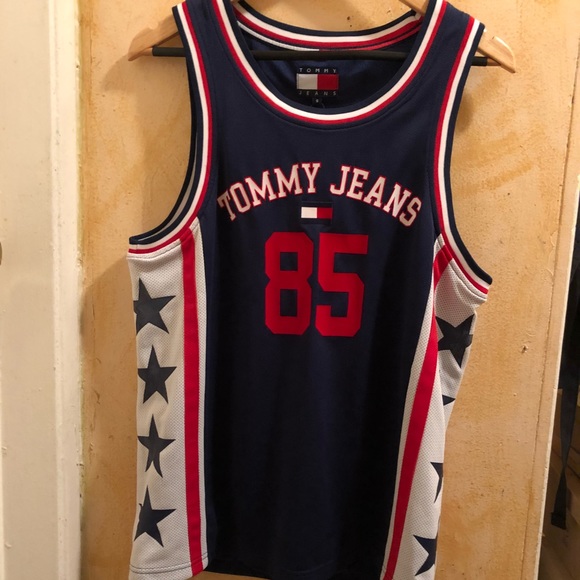 tommy hilfiger basketball jersey